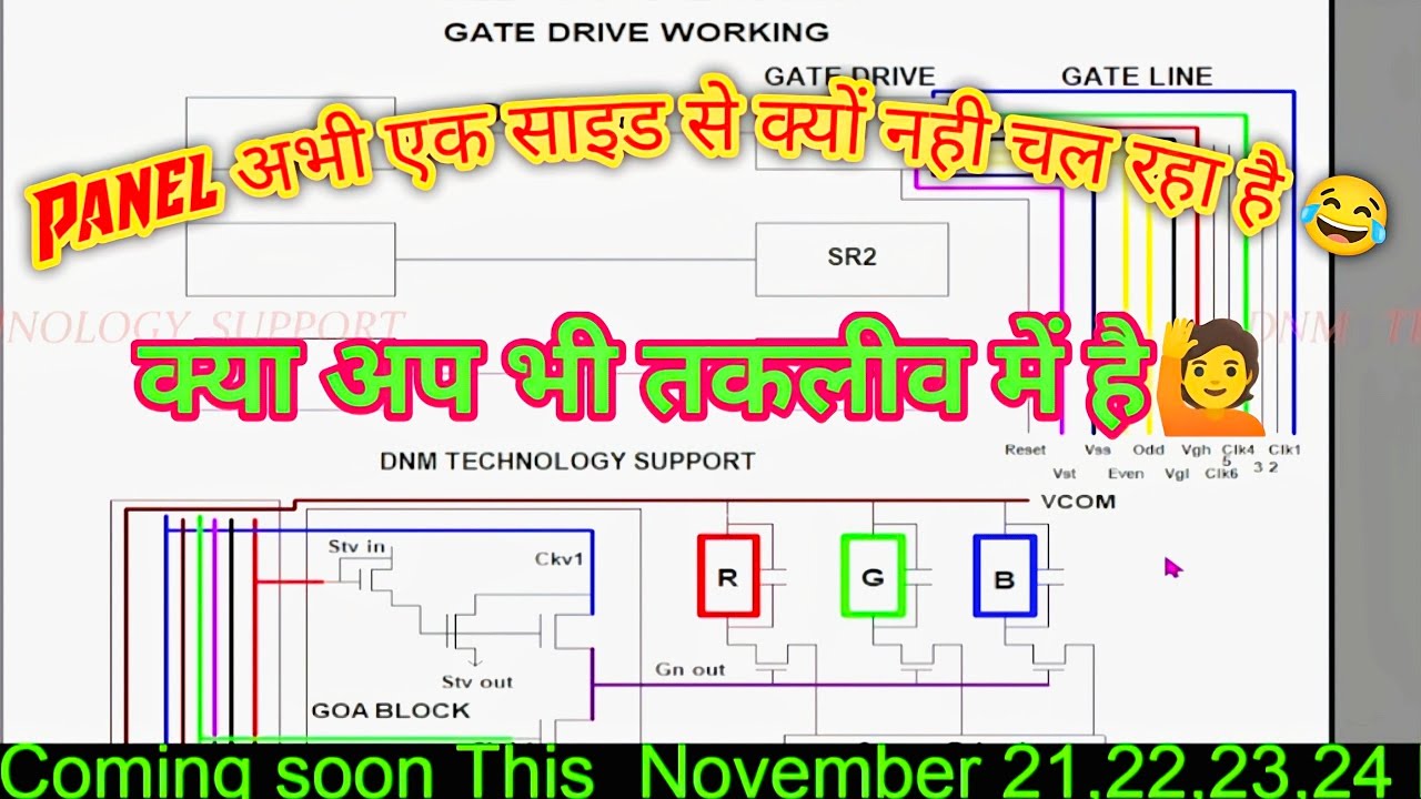 Led Tv Panel Repair New Update  👍Gate Drive information 🙋