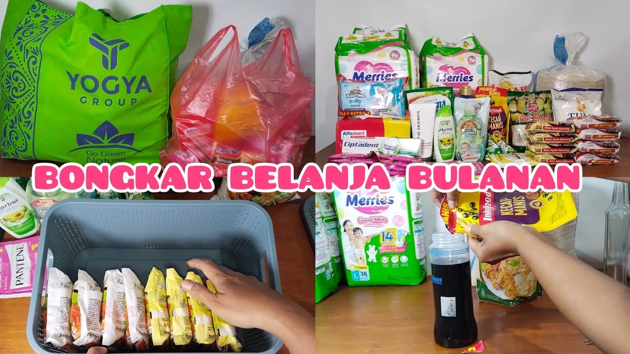 BONGKAR HASIL BELANJA BULANAN STOK JANUARI 2026