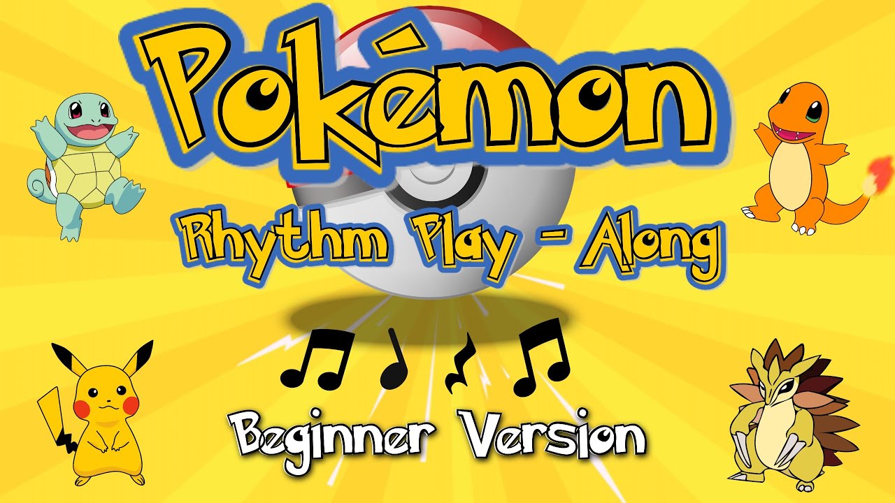 Music Activity for Kids: Pokémon Rhythm Play-Along | Brain Break | Beginner Version