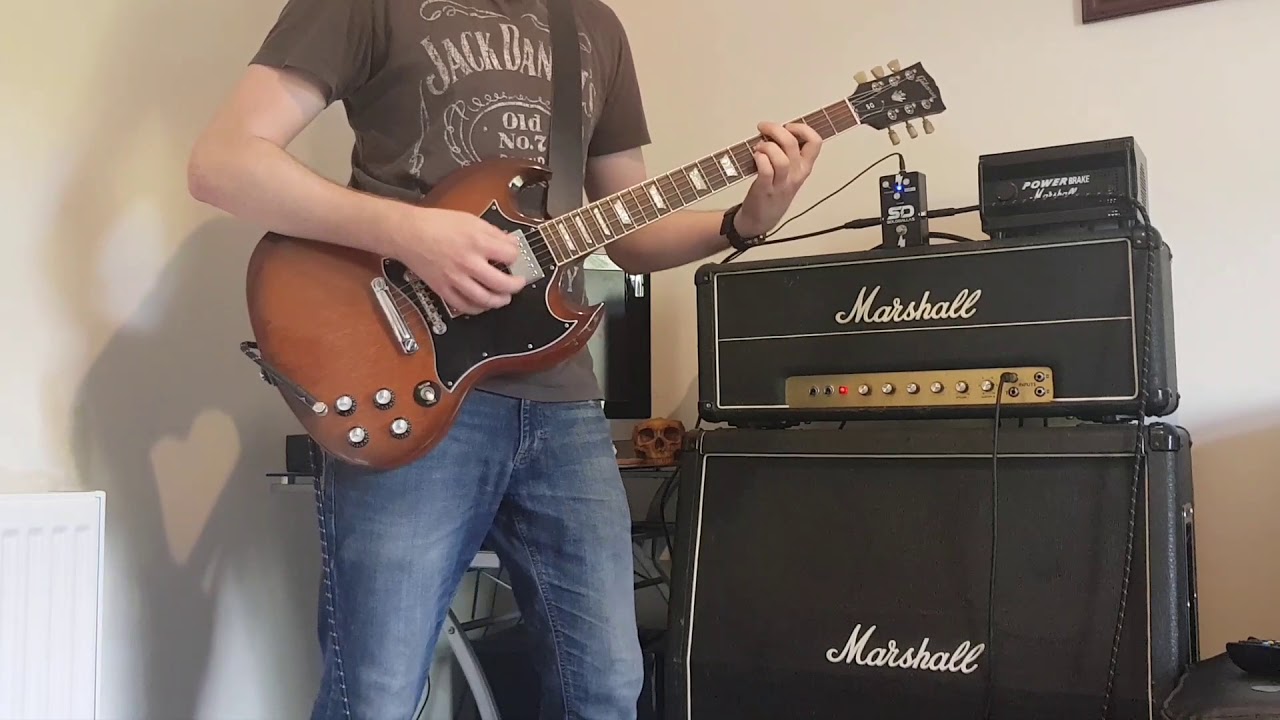 Touch Too Much - AC/DC  Guitar Cover Solodallas Storm Marshall 1977 JMP50 Gibson SG Standard NB