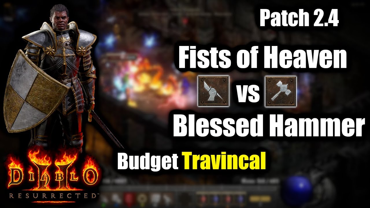 Budget Fists of Heaven Paladin - Is it better than Hammerdin? - Patch 2.4 Diablo 2 Resurrected