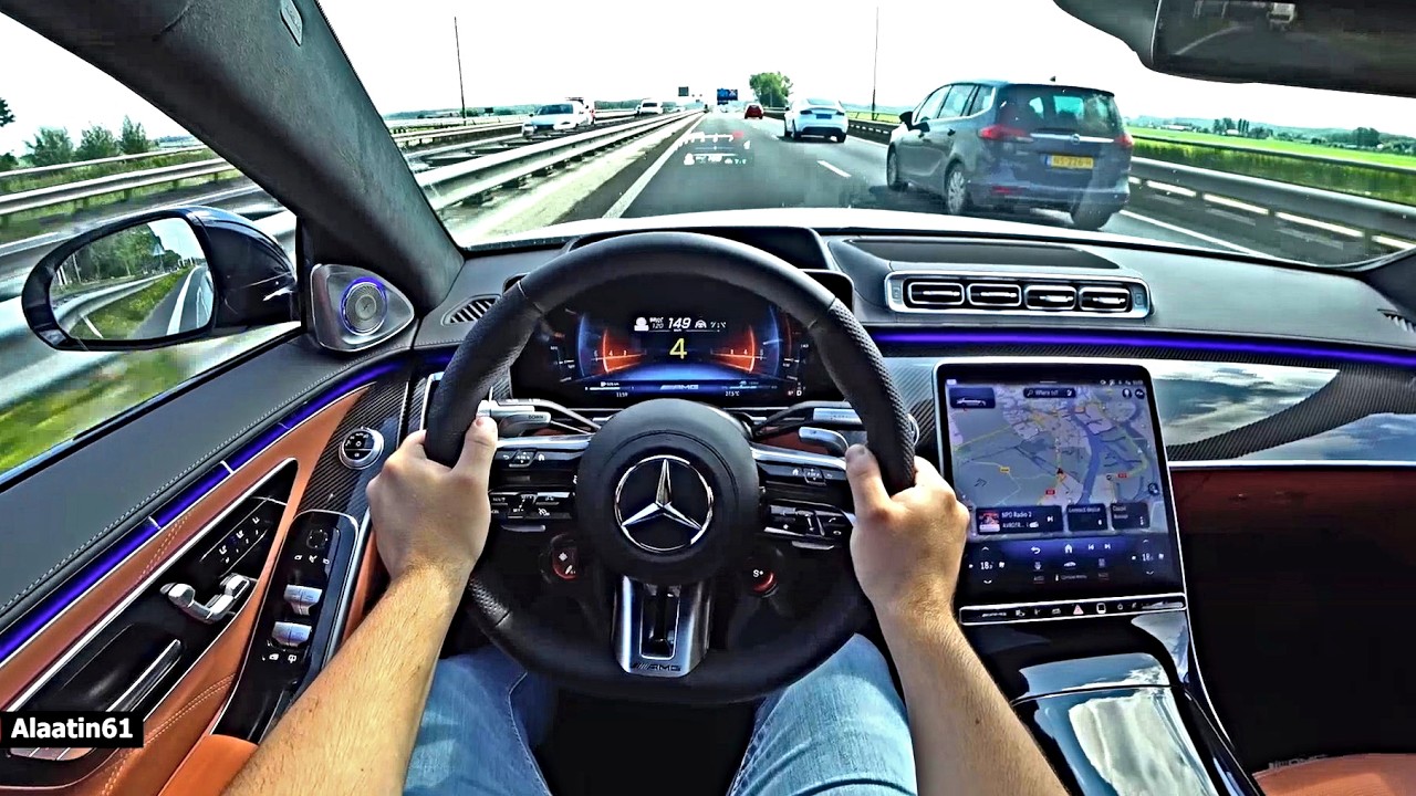 New Mercedes S 63 AMG 2027 | Test Drive | Pov | Autobahn