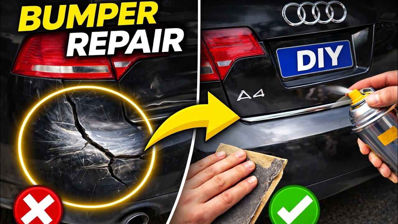 DIY Bumper Repair That Saves Hundreds at The Body Shop