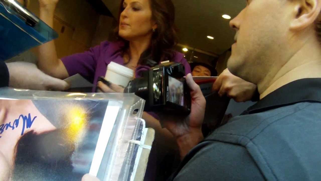 Mariska Hargitay leaving the Today Show
