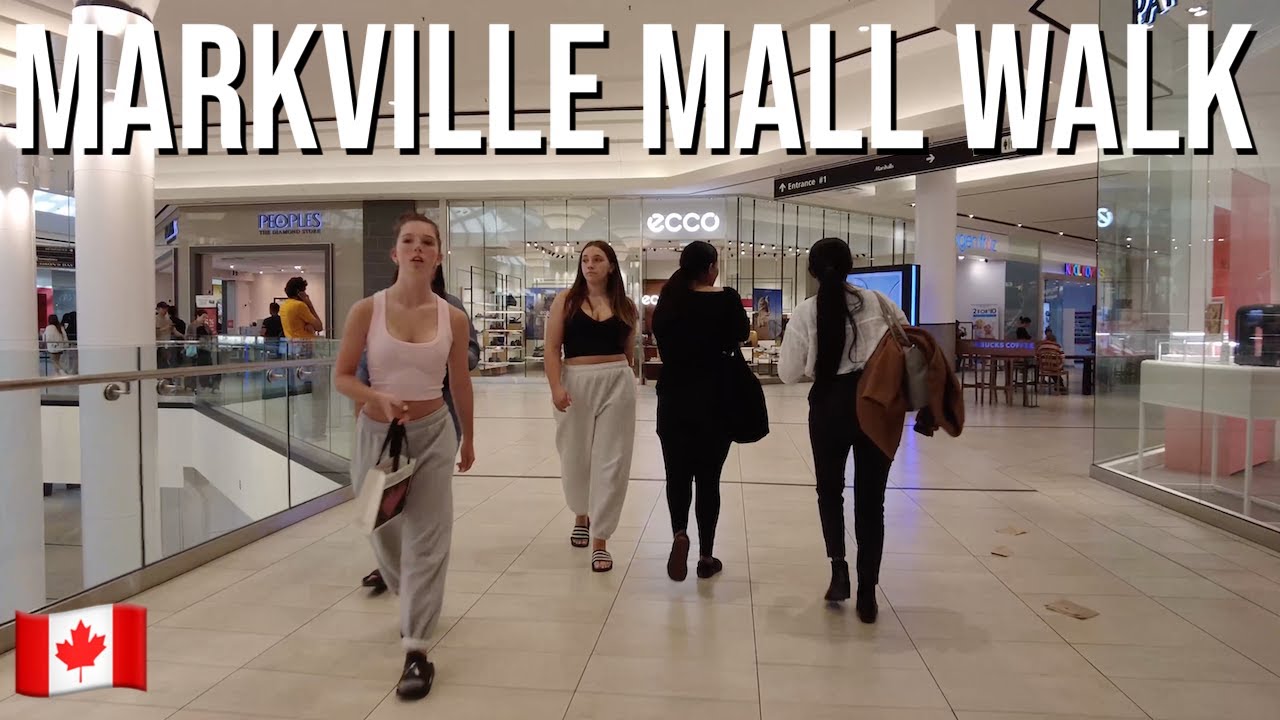 Mall Walk: Markville Shopping Centre | ASMR Style [4K] 🇨🇦