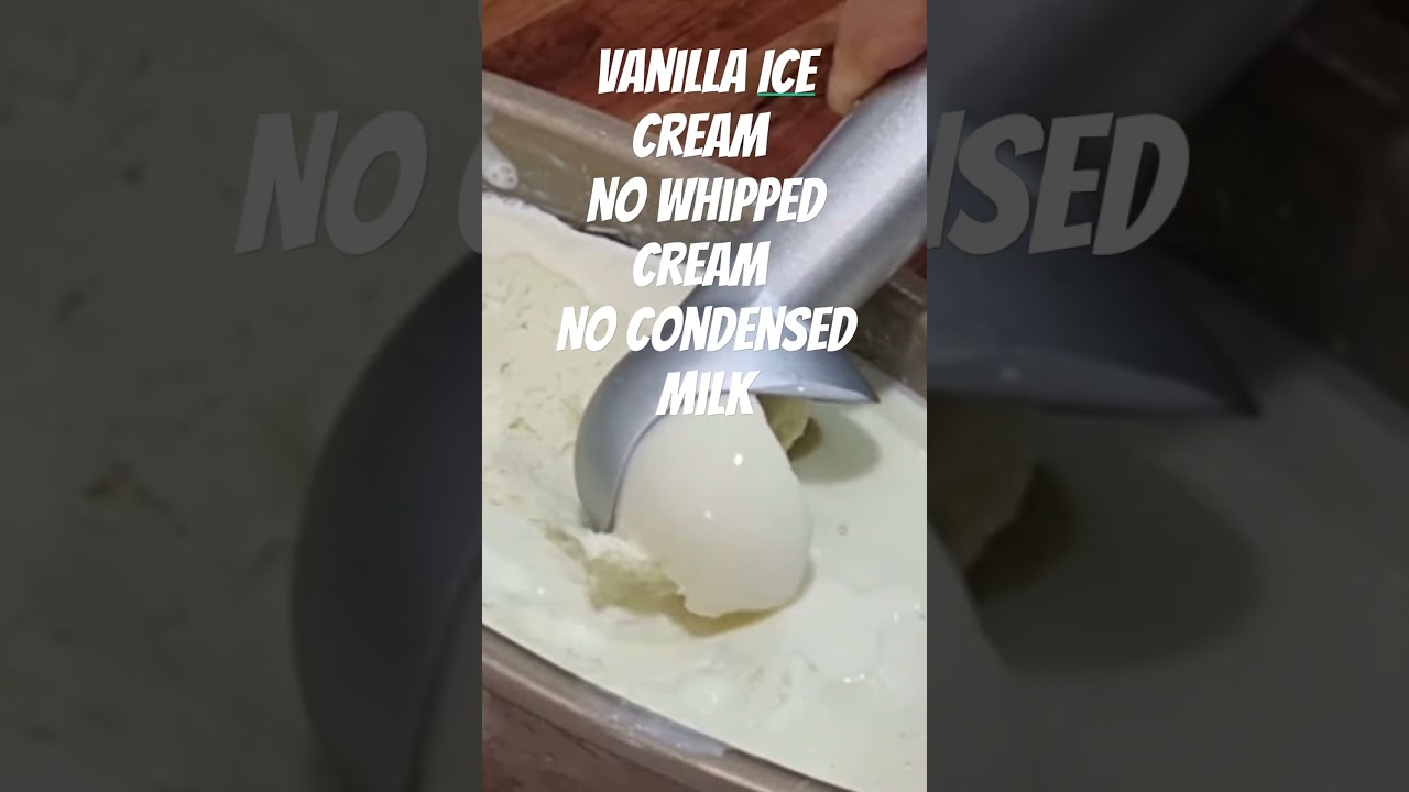 Easy Vanilla Ice cream recipe/ Vanilla Ice cream in blender/ No Whipped cream, No Condensed milk