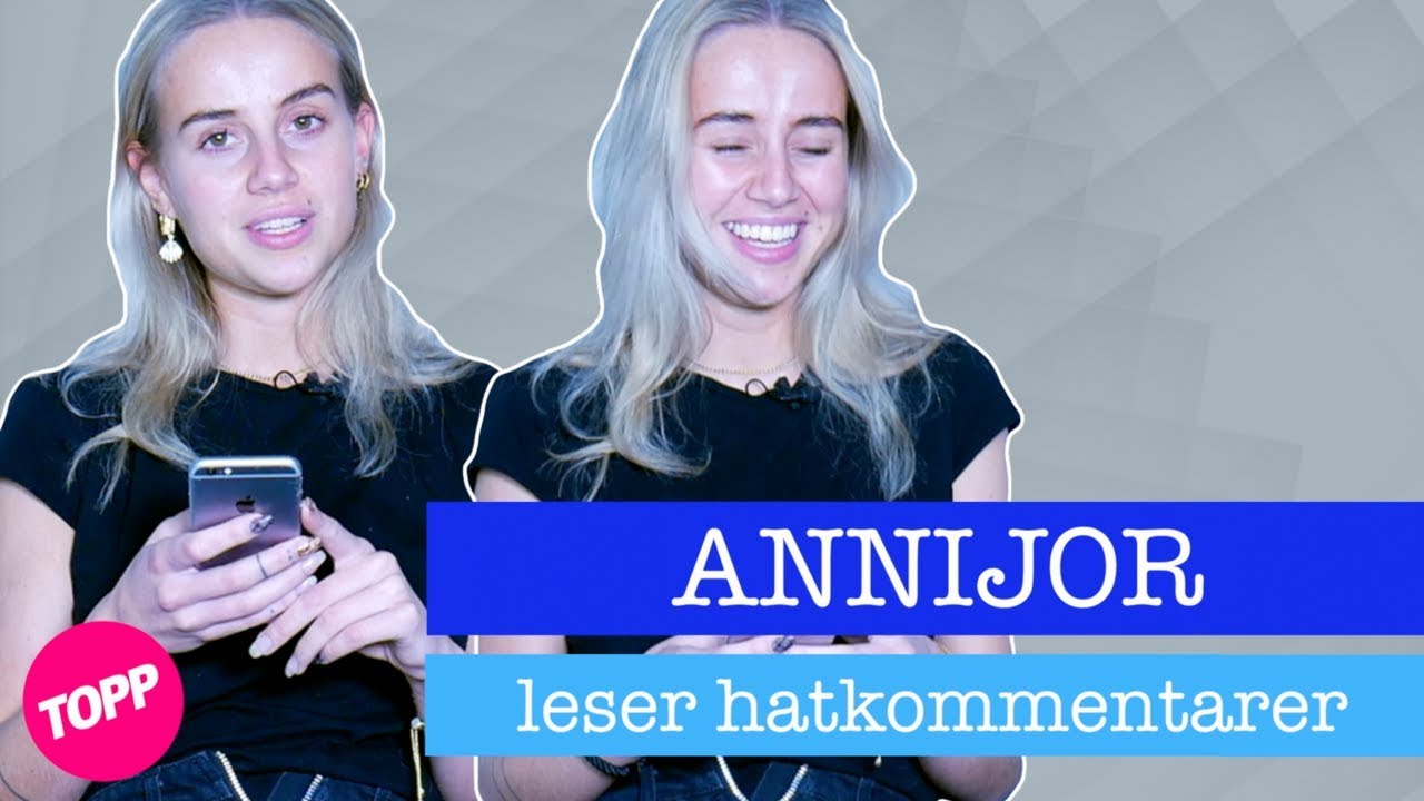 Anniken Jørgensen leser hatkommentarer om seg selv