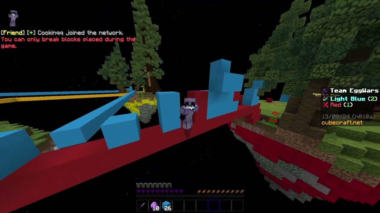 Cubecraft Eggwars Gameplay. Discussing what happened to Free For All