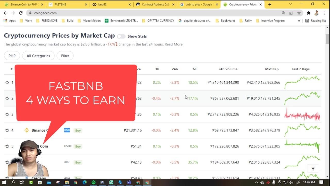 FASTBNB 4WAYS TO EARN - EARN EVERY 10 SECONDS