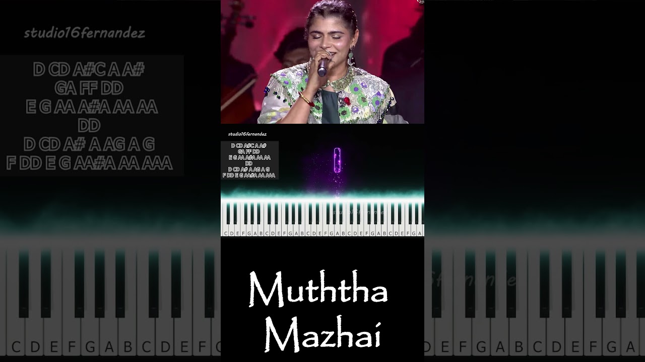 Muththa Mazhai | Thug Life | Kamal Haasan | STR | AR Rahman | Keyboard Cover Notes | Fernandez4
