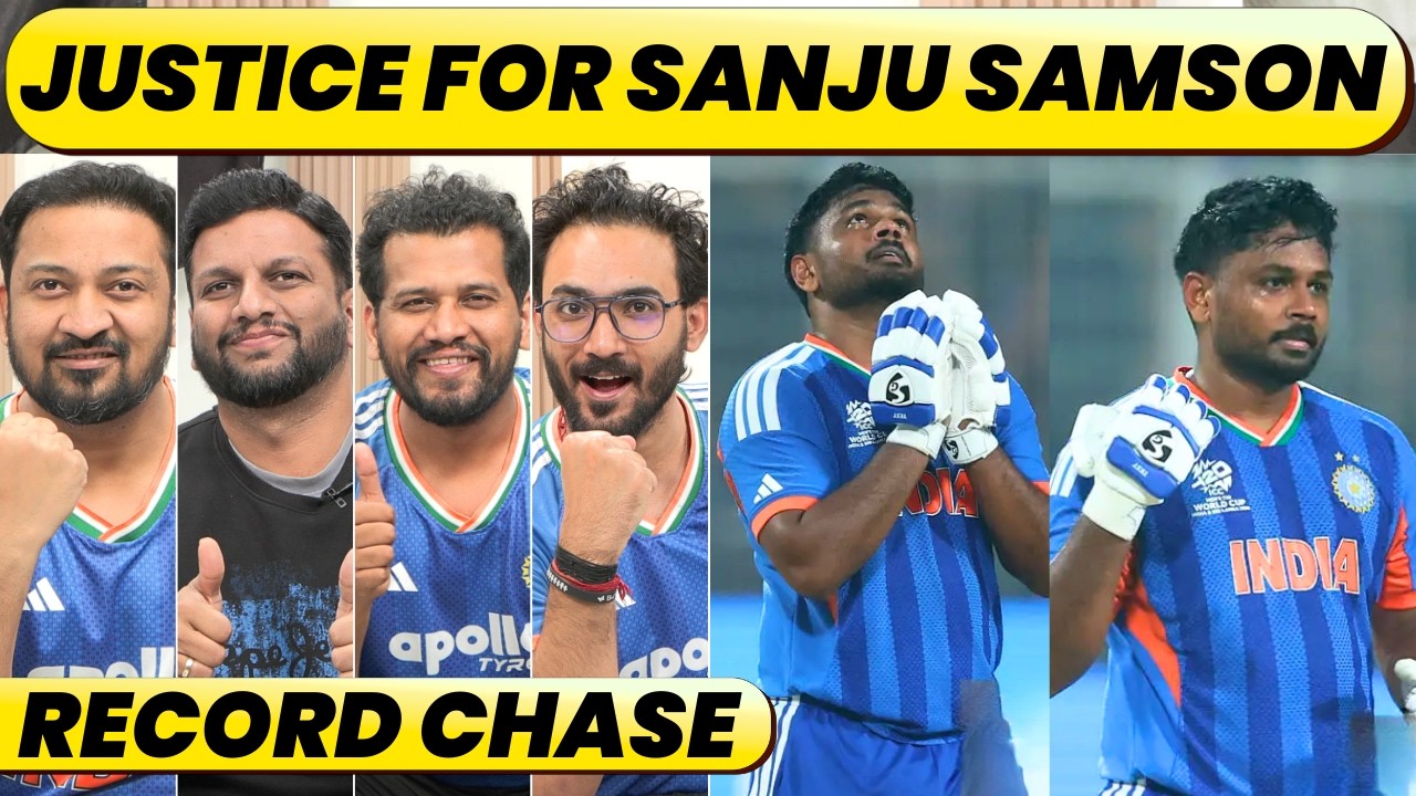 AFTER VIRAT INDIA CHASE 160+ FOR THE 1ST TIME, SANJU SAMSON IS THE MAN. JUSTICE