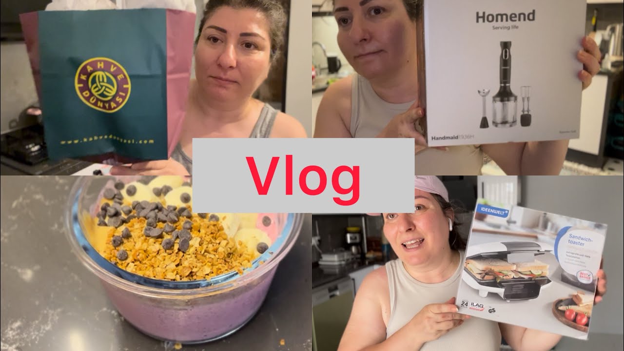 Uzuuuun Bir Vlog// Yine Bir Takım Alışverişler // Yeni Kahvaltı Düzenim
