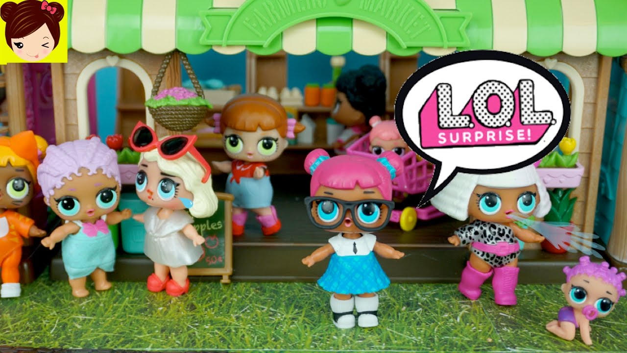 Un Dia en la vida de Muñecas L.O.L Sorpresa - Historias con Bebes y Juguetes de Calico Critters