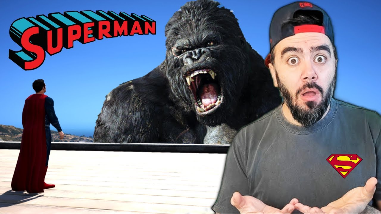 24 SAAT SUPERMAN OLDUM KING KONG ILE KAVGA ETTIM GTA 5 DE