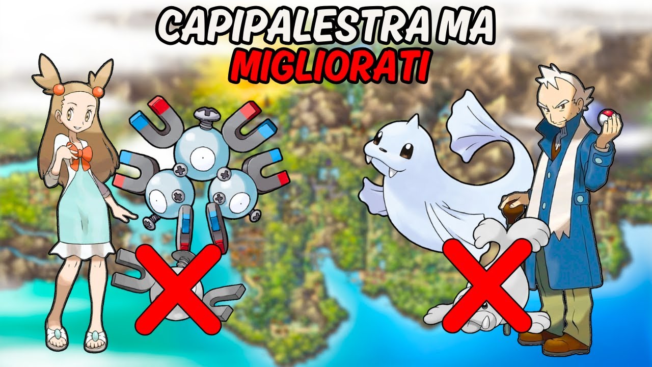CAPIPALESTRA POKÉMON di JOHTO ma MIGLIORATI