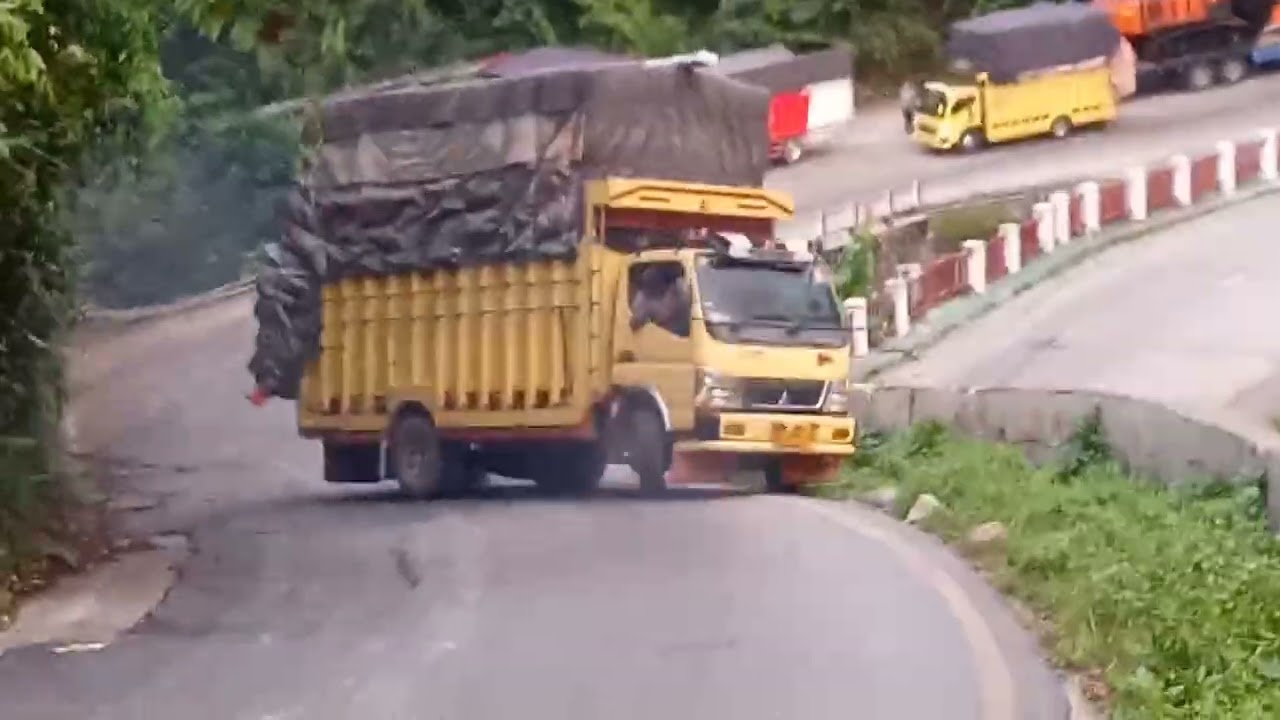 Detik detik canter HDX patah as dan tumbang dijalan tanjakan kedabuhan 