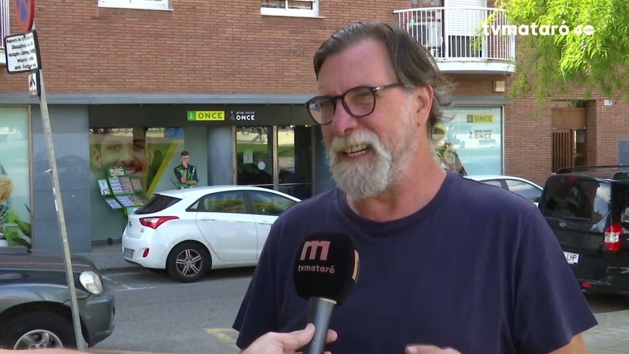 El repte de passejar a cegues per Mataró