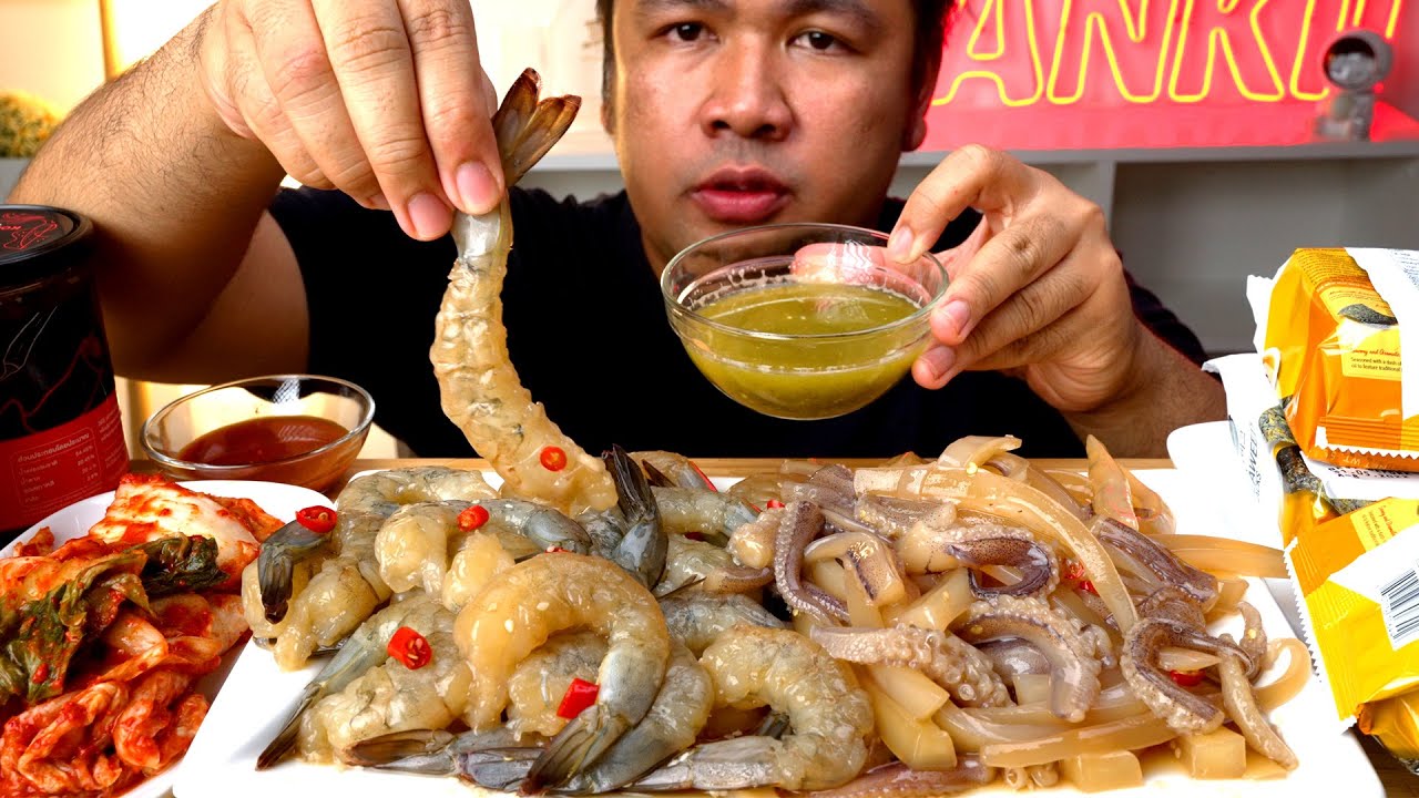 หมึกดอง กุ้งดองเกาหลีเจ้าดัง อร่อยจนต้องสั่งซ้ำ BANKII