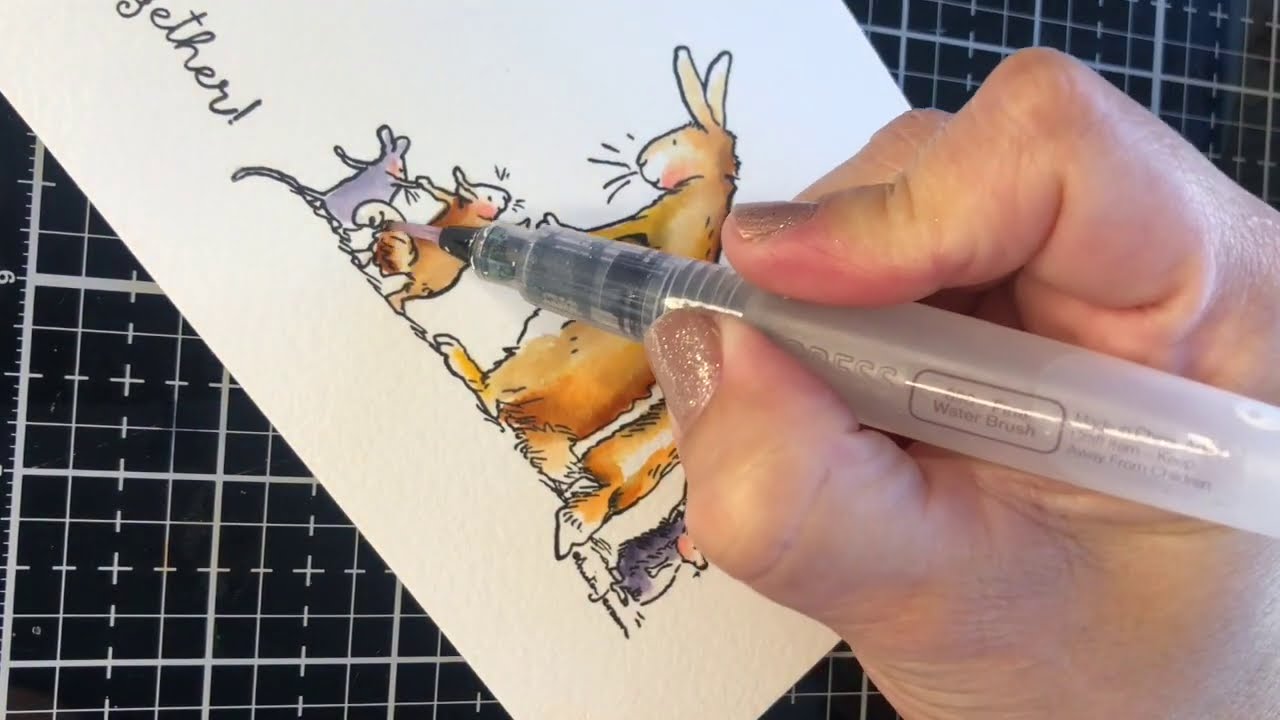 Stamping and Waterbased Markers  How To |  **ZIGS**  & Anita Jeram by Colorado Craft