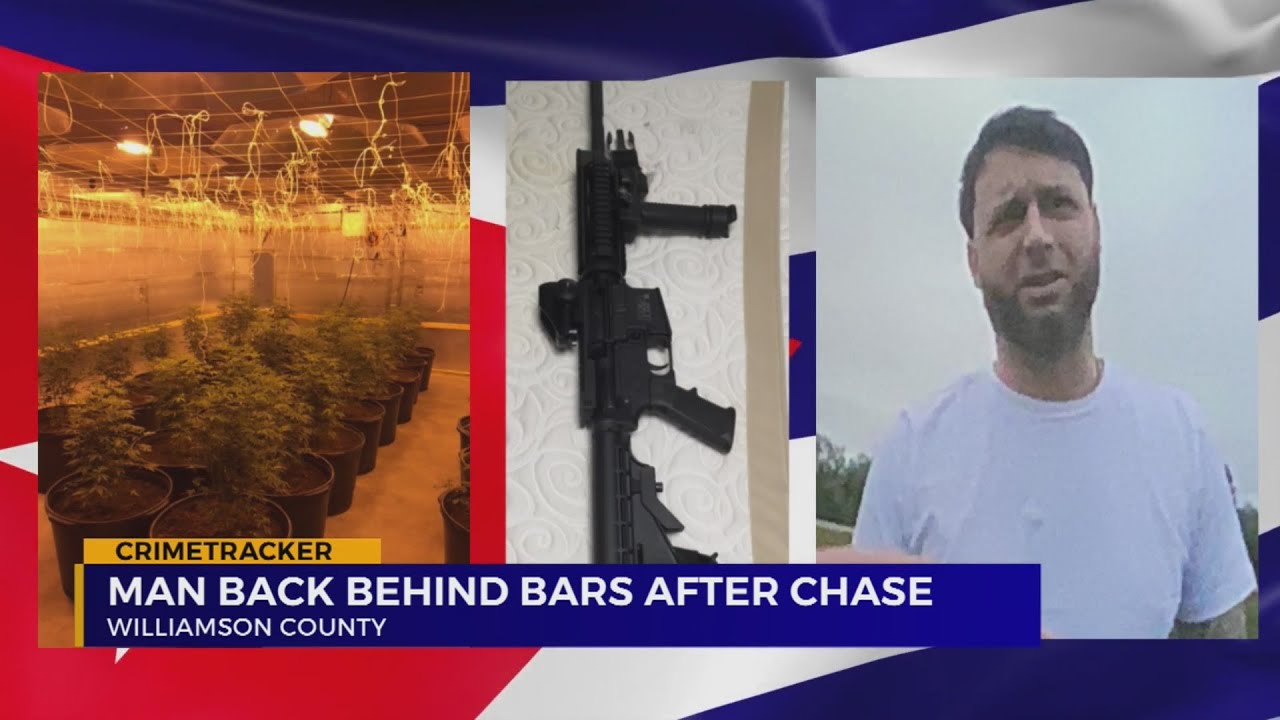 Man back behind bars after Williamson County chase