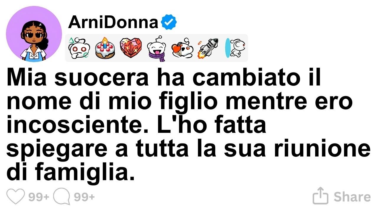 [STORIA COMPLETA] Mia suocera ha cambiato il nome di mio figlio mentre ero incosciente. L'ho fatta s