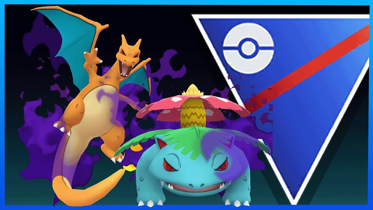 Атака Чаризарда и Венусавра!! Тройная стартовая команда Канто!! | Боевая лига Pokémon Go