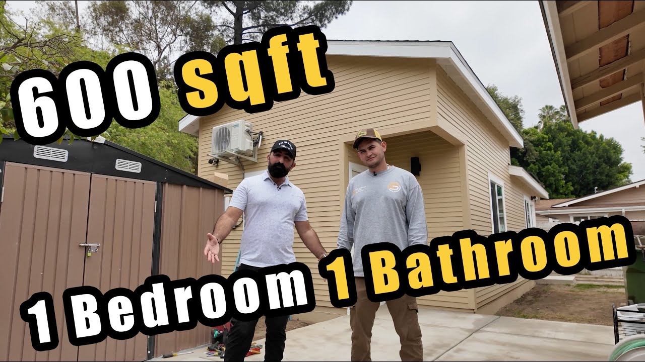 600 Sqft Detached ADU Transformation | Garage Conversion + Addition