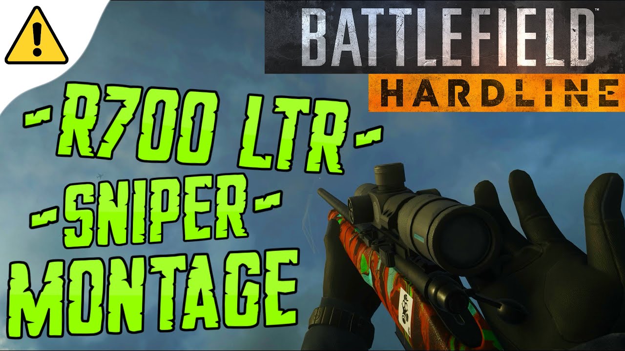 R700 LTR Sniper Gameplay Montage | Battlefield Hardline【TRUE 1080p 60FPS】PC MAX Settings