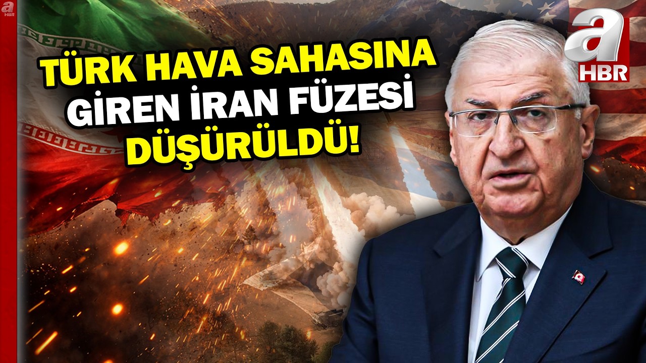 MSB Açıkladı: İran'dan Ateşlenen Balistik Füze Türk Hava Sahasında Etkisiz Hale Getirildi! | A Haber