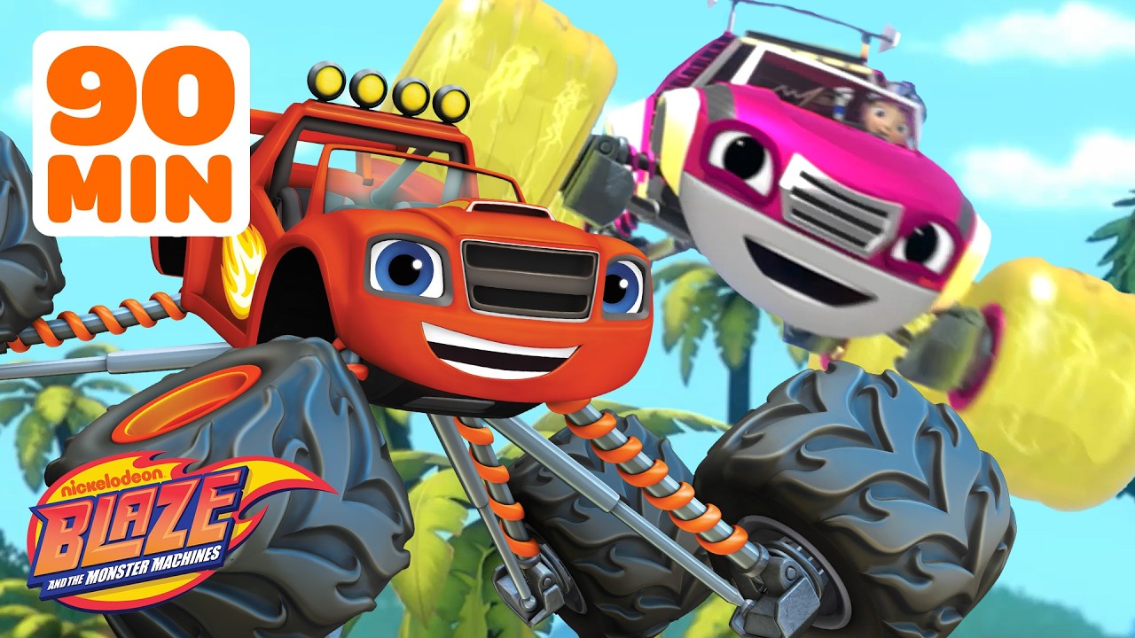 Blaze's BIG Jumps, Transformations, Missions and MORE! 🌋 | Blaze and the Monster Machines