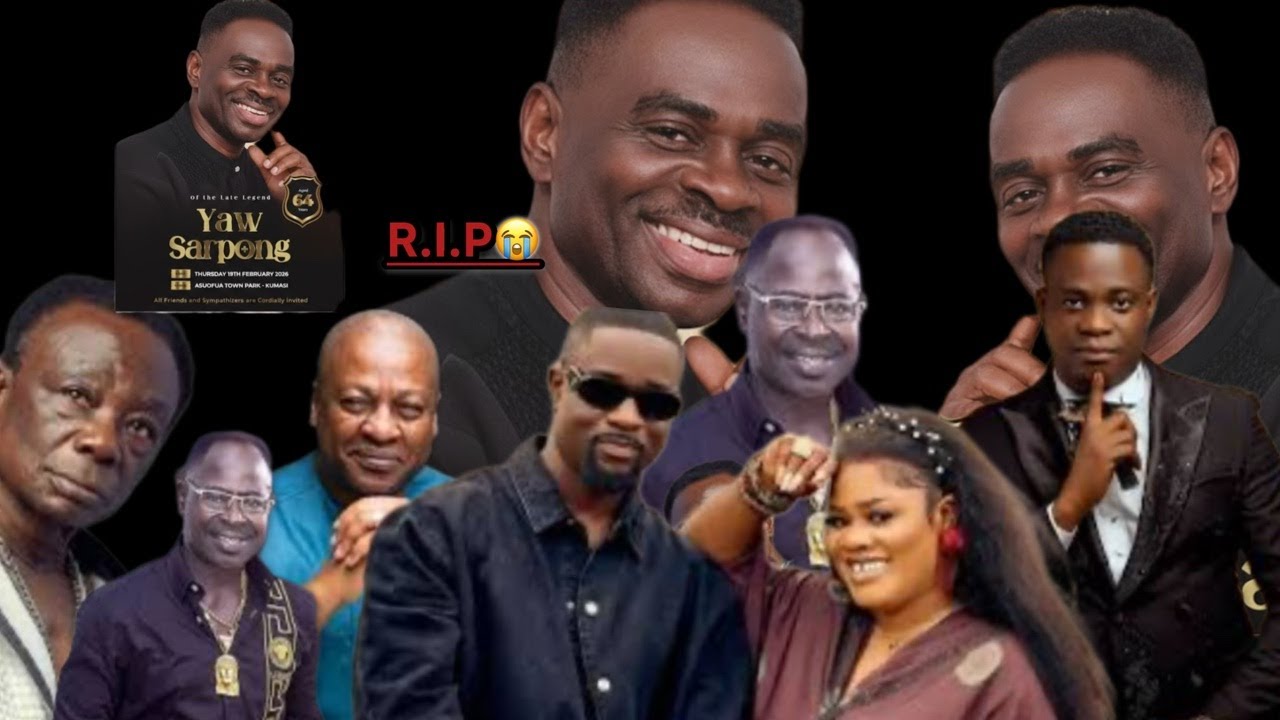 President Mahama, Amakye Dede, J.A. Adofo & Stars at Yaw Sarpong’s One-Week Observance