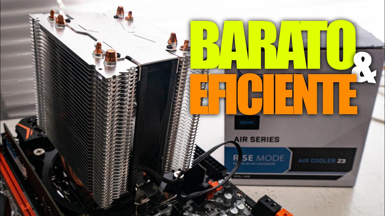 AIR COOLER DE R$80 PARA XEON E RYZEN! MUITO EFICIENTE - RISEMODE Z3!