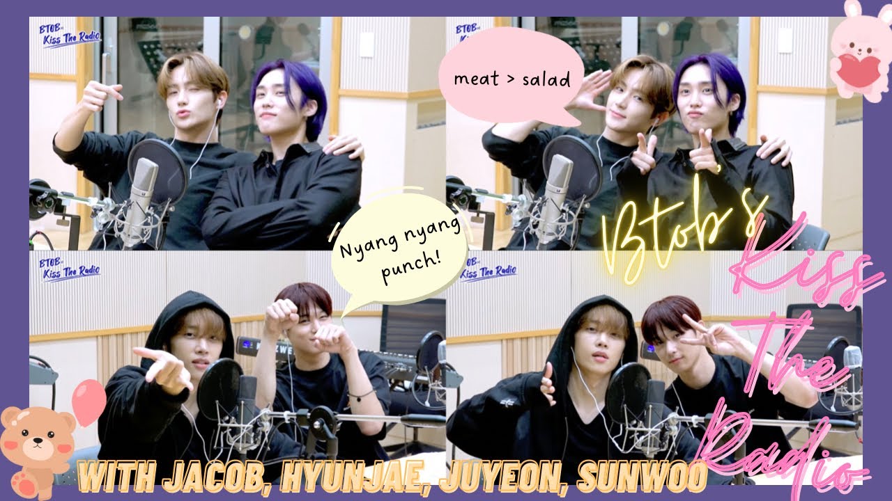 Sunwoo plotting his revenge on Hyunjae | BTOB Kiss The Radio Eng Sub (THE BOYZ cuts)