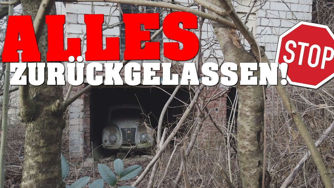 LOST PLACES: OLDTIMER IFA F 9 gefunden! | Baujahr 1955