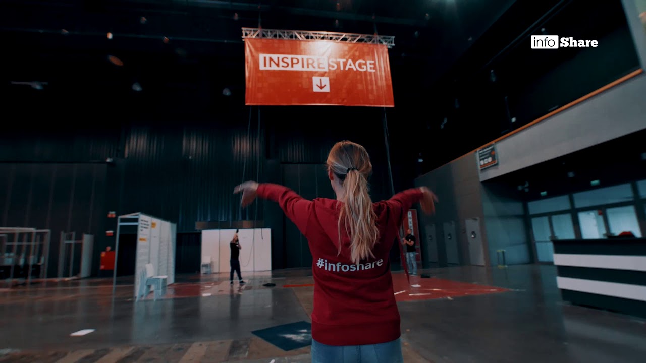 infoShare 2018 - Setting up of the venue