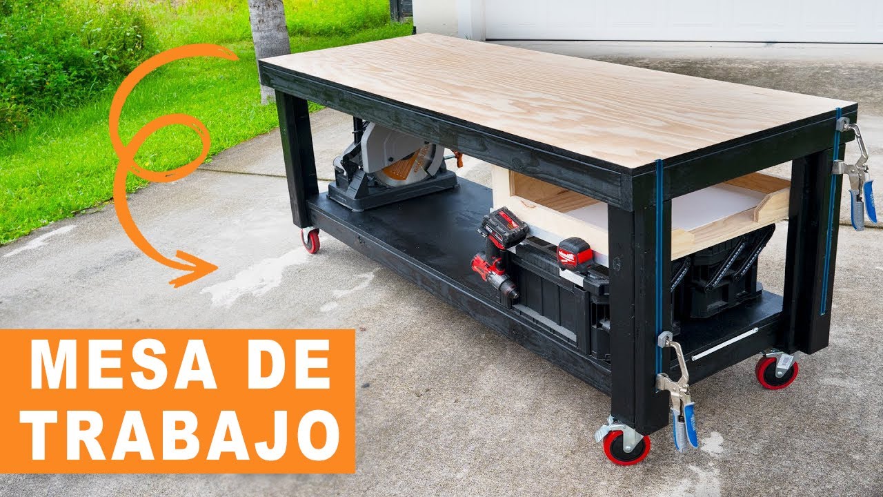 Cómo Construir una Mesa de Trabajo | Carpintería y Bricolaje