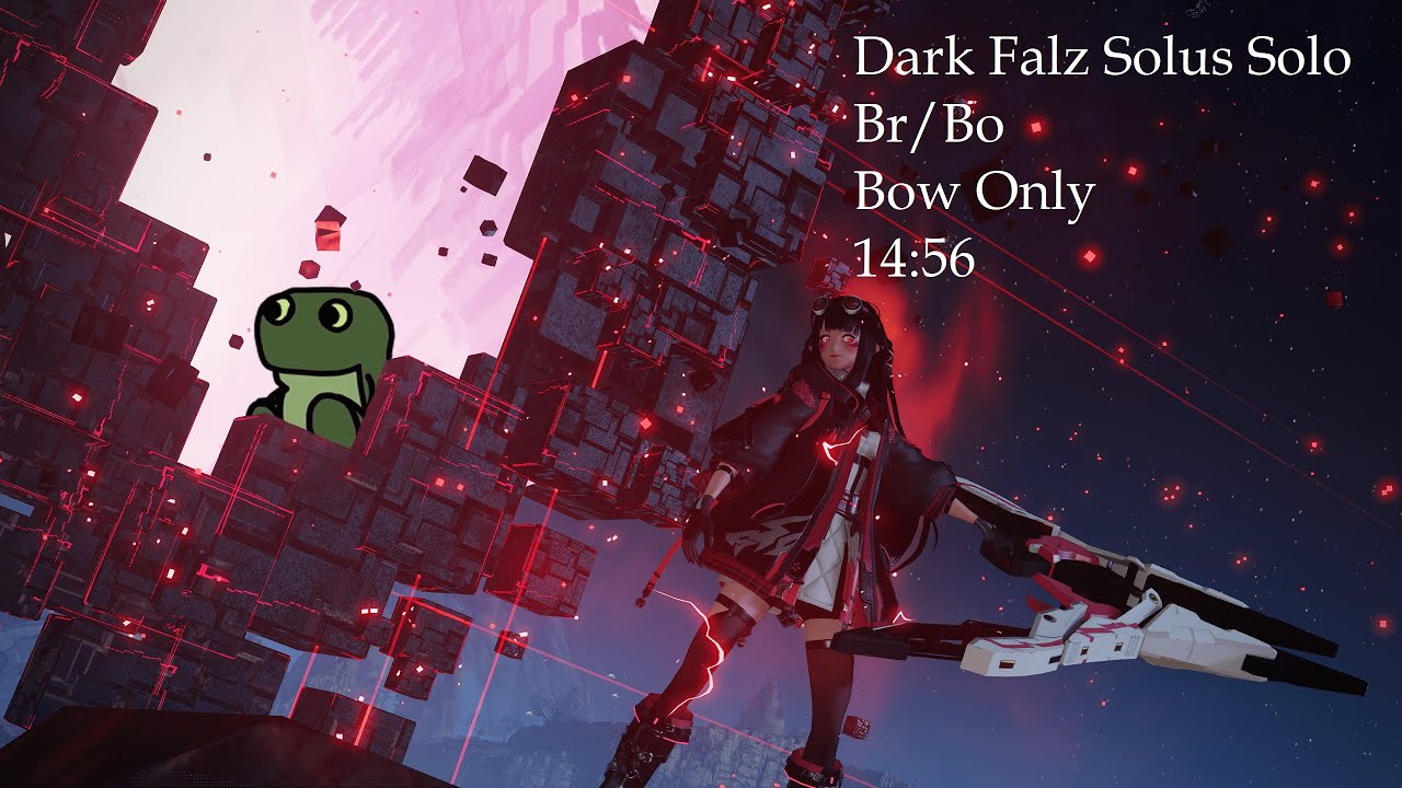 PSO2NGS: Dark Falz Solus Solo (Pure Bow) (