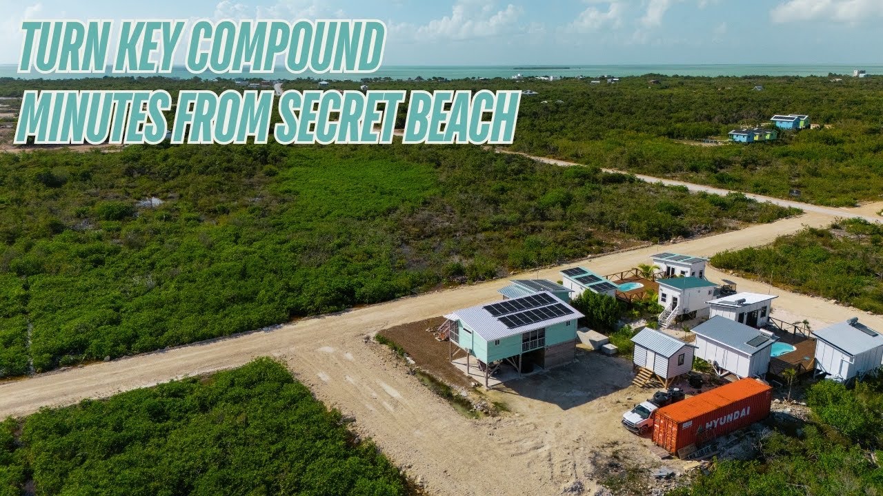 Self Sufficient Compound- OFF GRID at Secret Beach, BELIZE