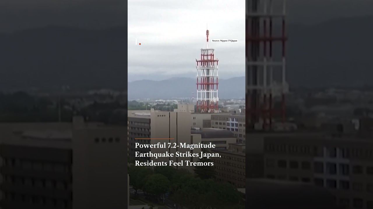 Powerful 7.2 Magnitude Earthquake Strikes Japan, Residents Feel Powerful Tremors | Firstpost News