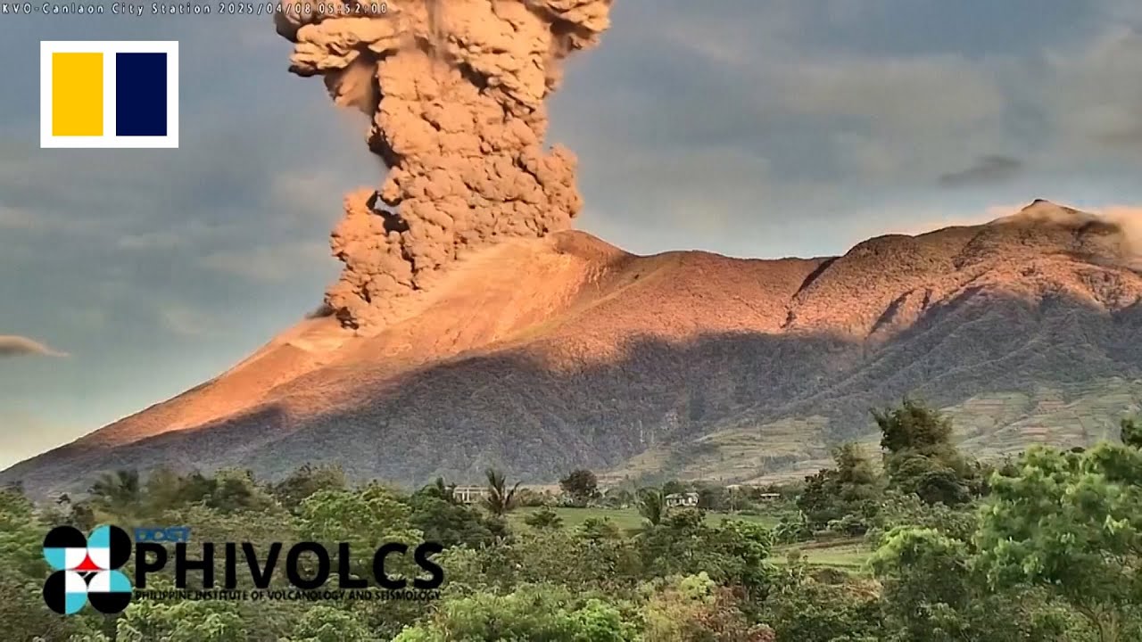 Kanlaon Volcano erupts in Philippines