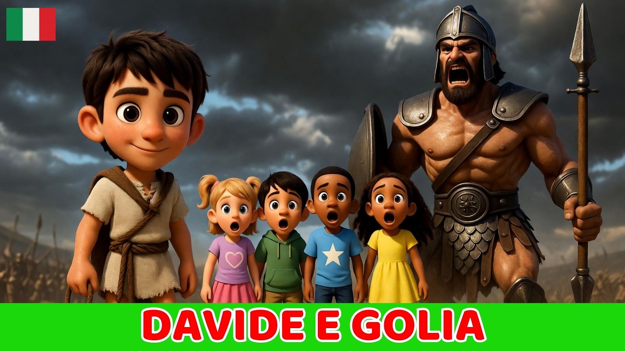 Davide e Golia | Coraggio e Fede | Musica Cristiana per Bambini | Storia Biblica