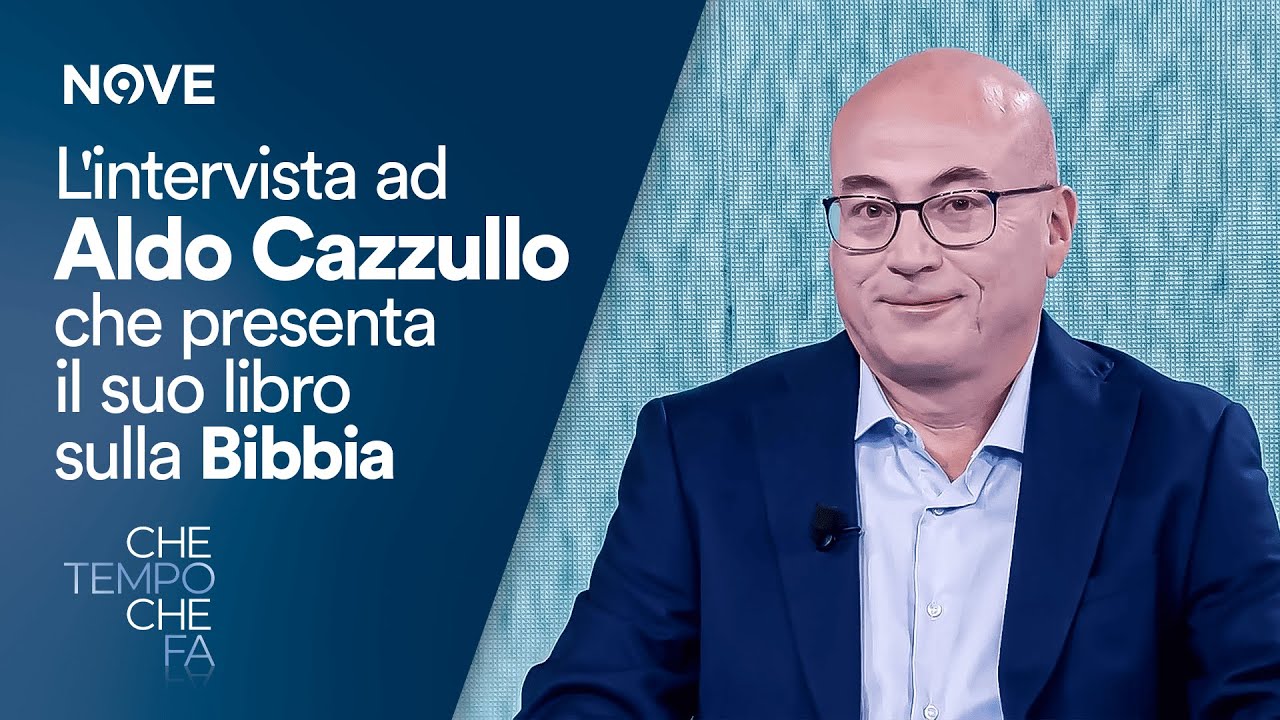 L'intervista ad Aldo Cazzullo che presenta il suo libro sulla Bibbia | Che tempo che fa
