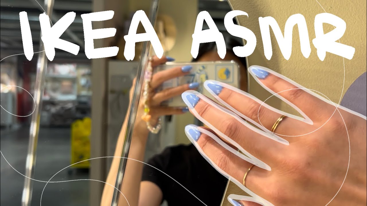 asmr at IKEA: bedroom showroom tour