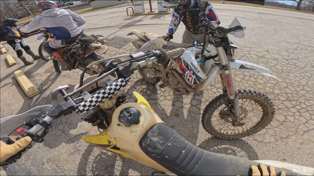 Challenging  Winter Dual Sport Ride Near Natural Bridge  |   DRZ400E, KTM 500, Husky 501, YZ250FX
