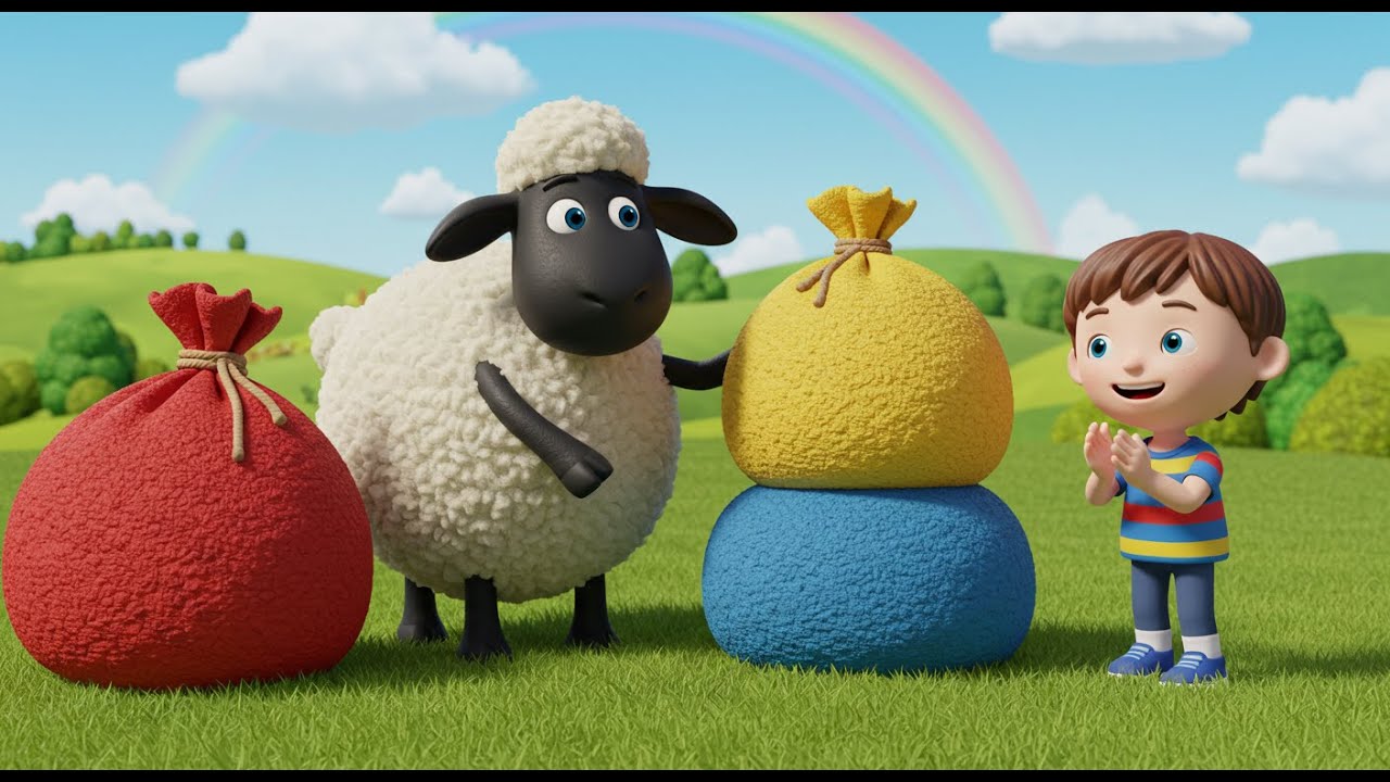 Baa Baa Black Sheep | Classic Animal Song for Toddlers | Nursery Rhymes and Learning Videos