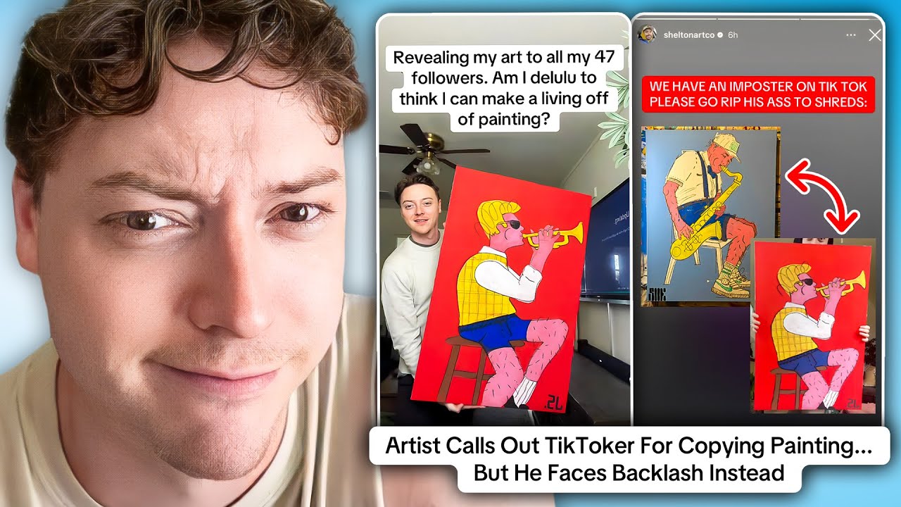 Artist Accuses TikToker Of Plagiarism... But Artist Receives Huge Backlash Instead