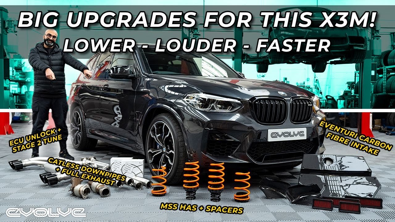 Making this X3M Lower Louder and Faster! Stage 2 Pack, AA Midpipe + Remus Exhaust, MSS HAS, Eventuri