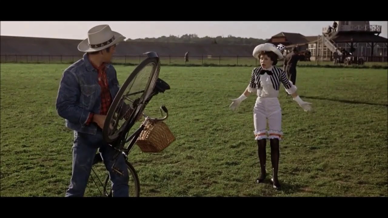Sarah Miles loses her skirt - Those Magnificent Men in Their Flying Machines (1965)