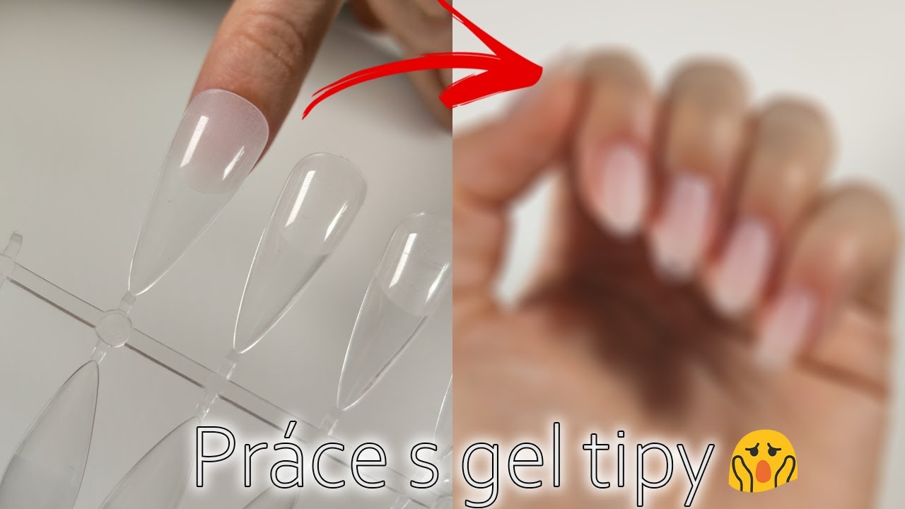 Poprvé zkouším GEL TIPS || #NailArtAlexandra 💅