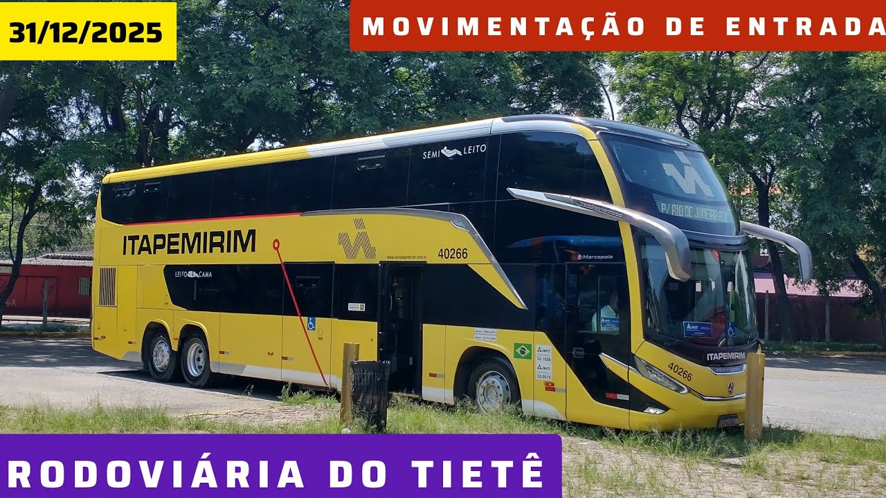 MOVIMENTAÇÃO DE DESEMBARQUE NO TERMINAL RODOVIÁRIO DO TIETÊ! 
